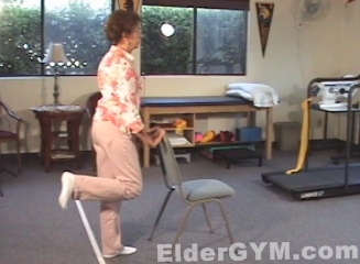 Standing knee flexion move position